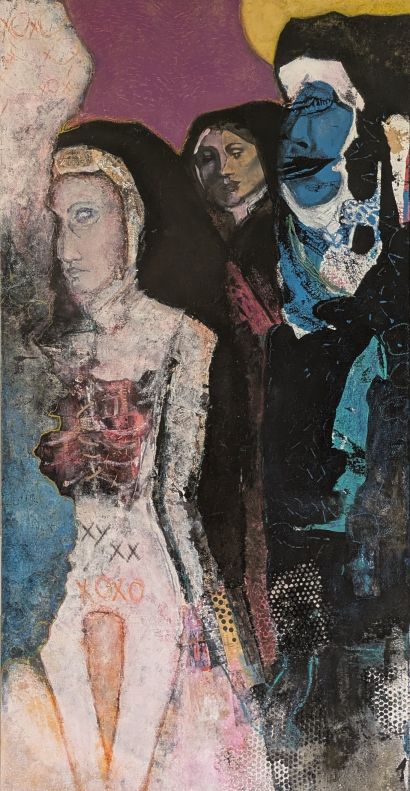 The Phoenix Nun/La Monaca Fenice - a Paint Artowrk by Federica Tentor